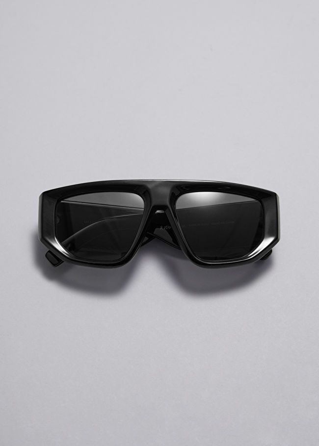 Sonnenbrille mit D-förmigem Rahmen | & Other Stories (DE + FR)