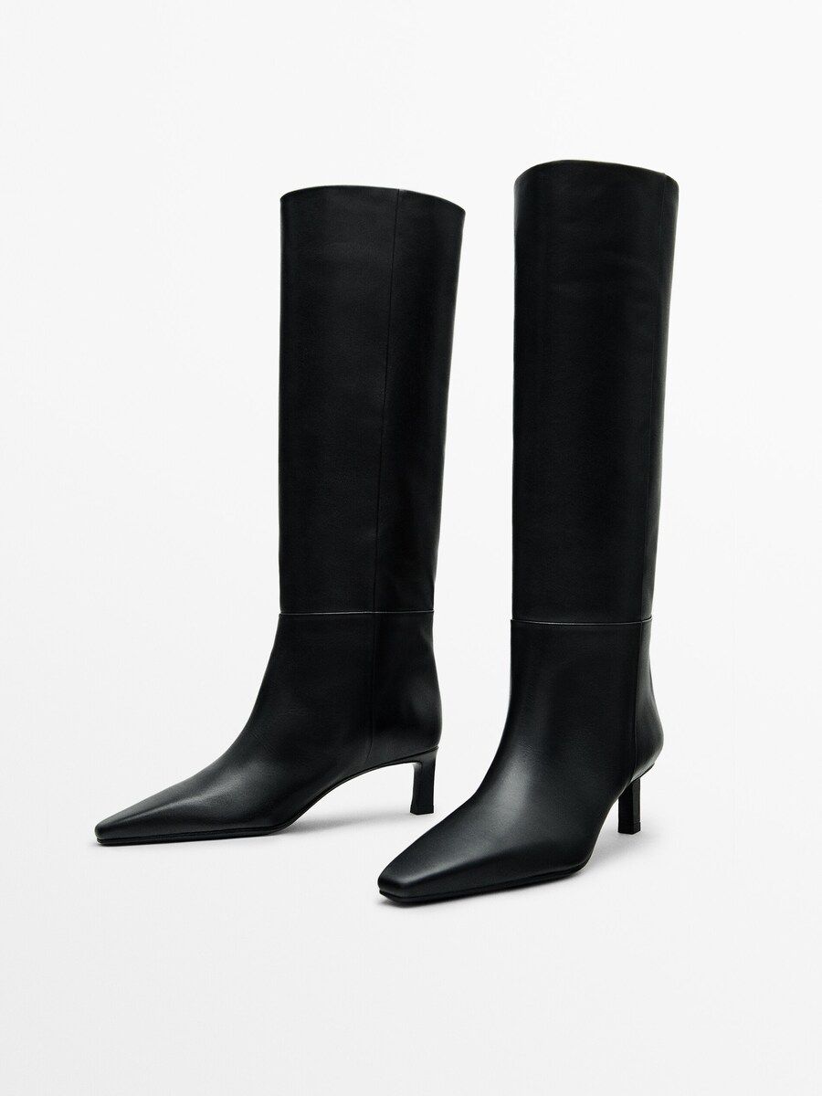 Low-heel boots | Massimo Dutti (US)