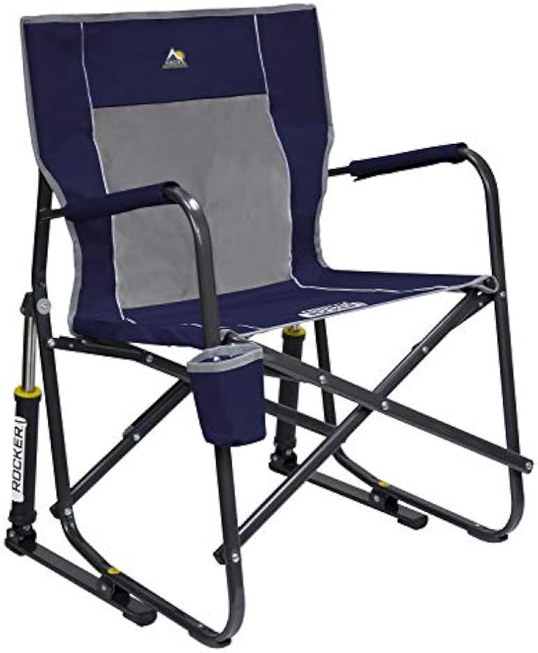 GCI Outdoor Freestyle Rocker Portable Rocking Chair & Outdoor Camping Chair, Indigo Blue | Amazon (US)