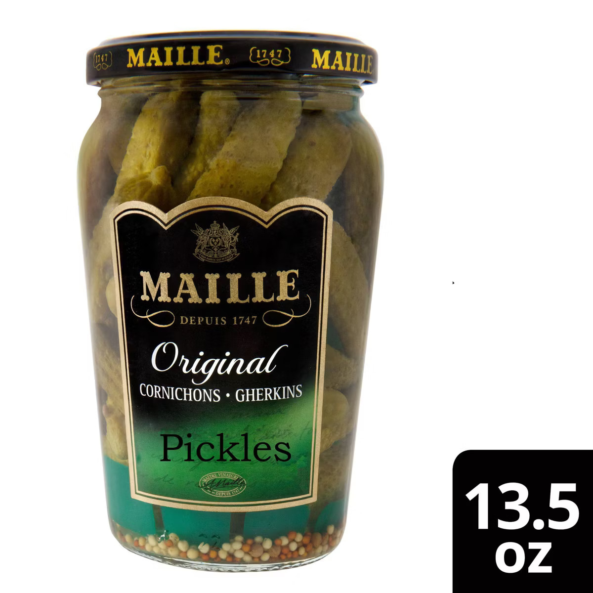 Maille Pickles Cornichons Original Small Gherkins - 13.5oz | Target