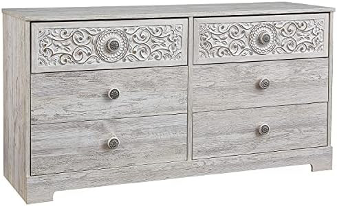 Signature Design by Ashley Paxberry Boho Dresser, Whitewash | Amazon (US)