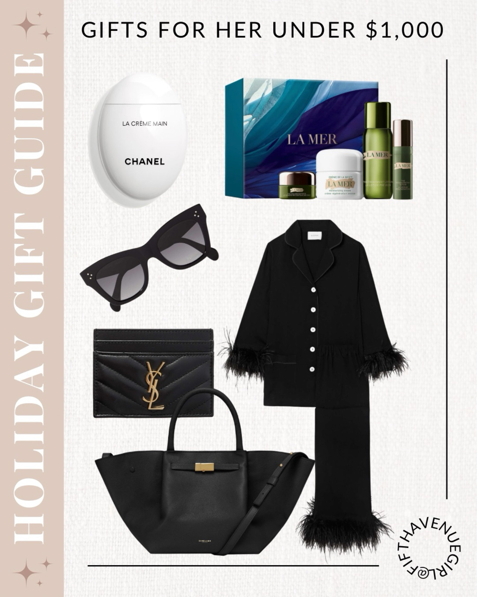 Holiday gift guide, luxe gifts, gifts for her under $1,000

#LTKGiftGuide #LTKHoliday #LTKStyleTip