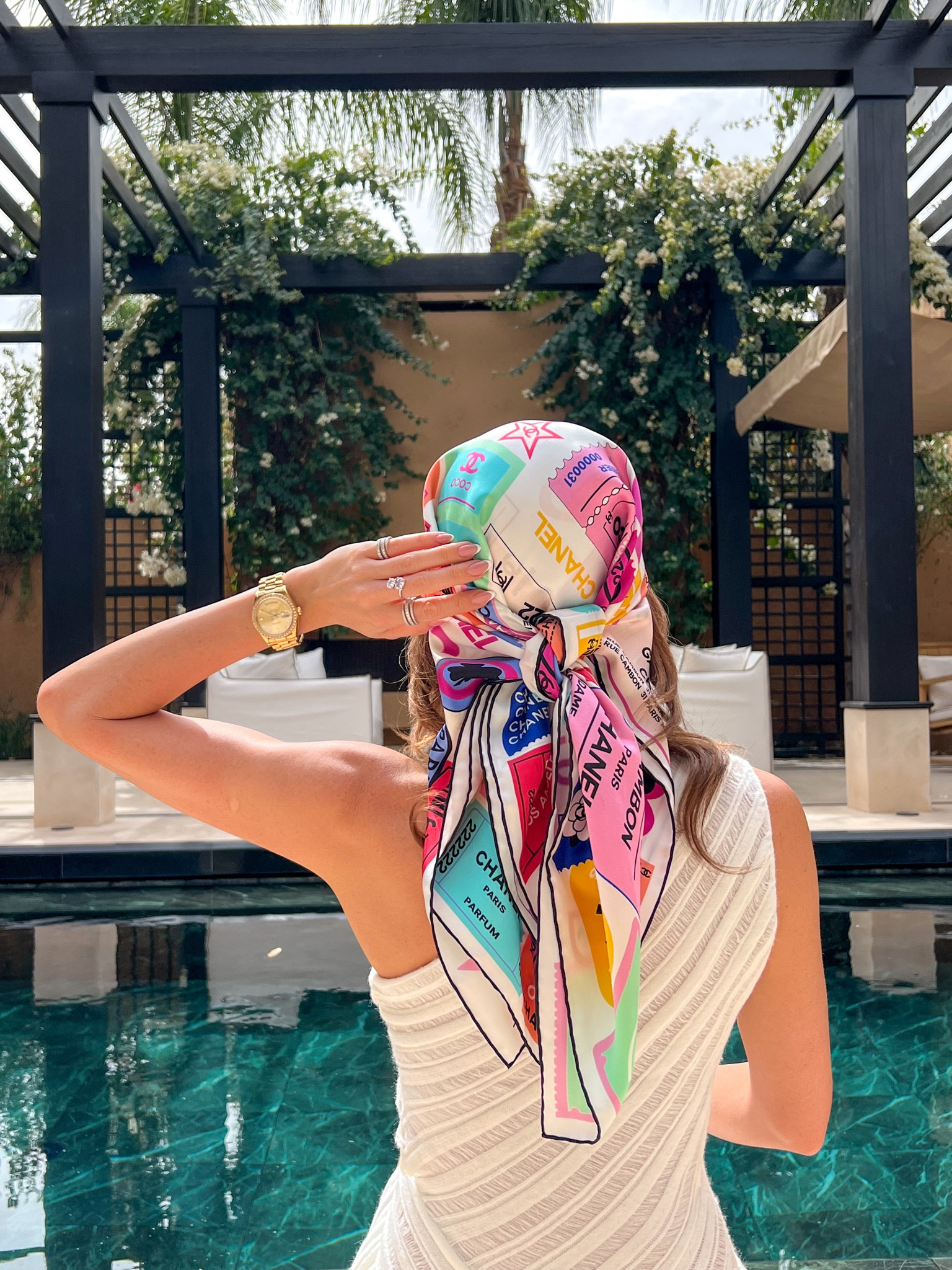 Silk headscarf pattern design

#LTKswim #LTKSeasonal #LTKeurope