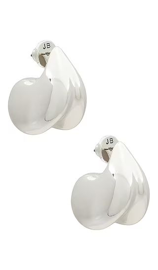 Nouveaux Puff Earrings in Silver | Revolve Clothing (Global)