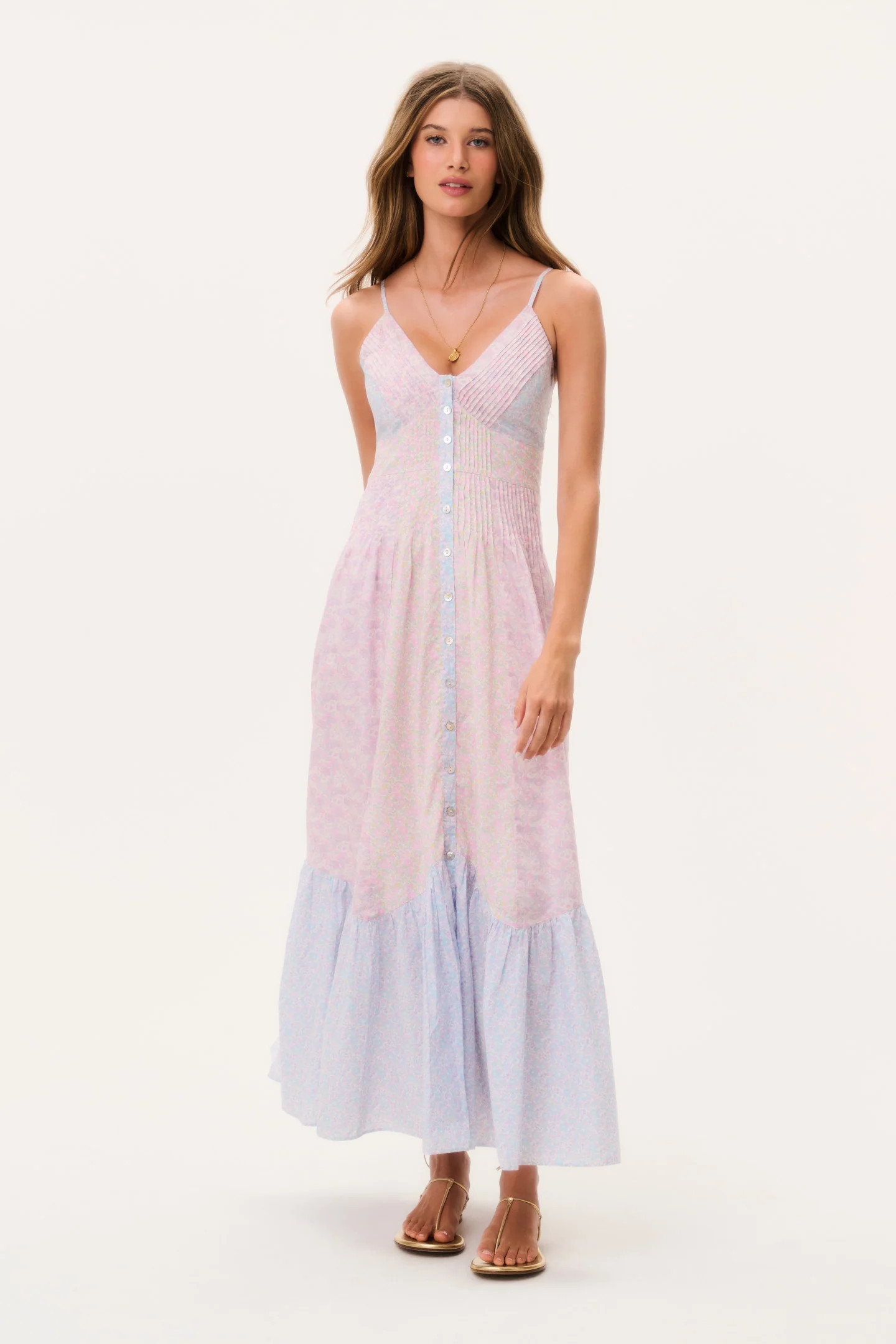 Made With Liberty Fabrics Esilda Maxi Dress | LoveShackFancy