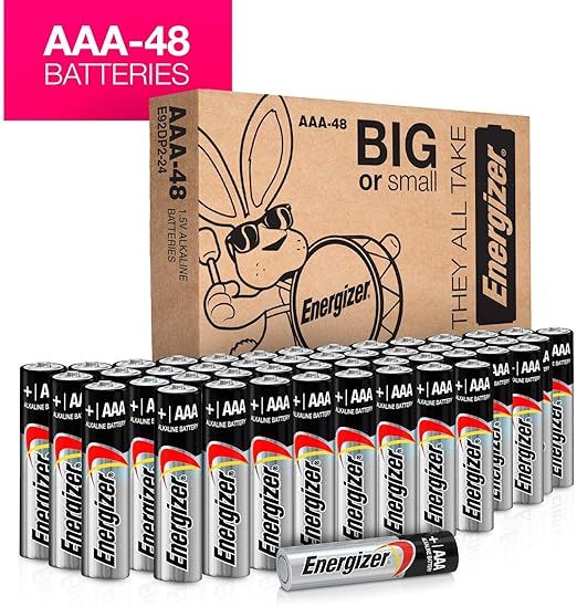 Energizer AAA Batteries (48 Count), Triple A Max Alkaline Battery – Packaging May Vary | Amazon (US)