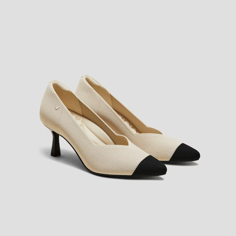 Pointed-Toe Mid Heels (Anna) | VIVAIA