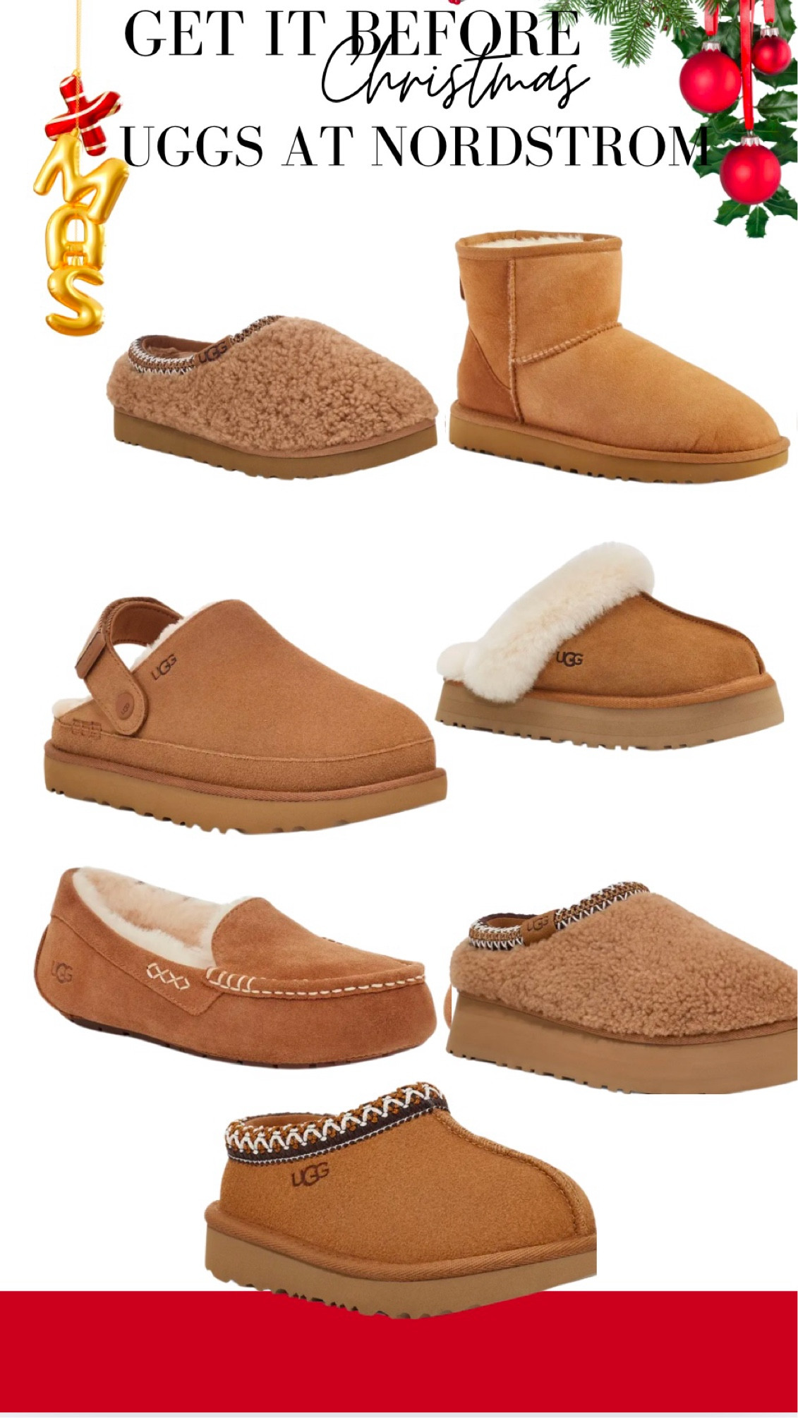 Get It Before Christmas 
Uggs
Last minute
Nordstrom
Giftguide

#LTKGiftGuide