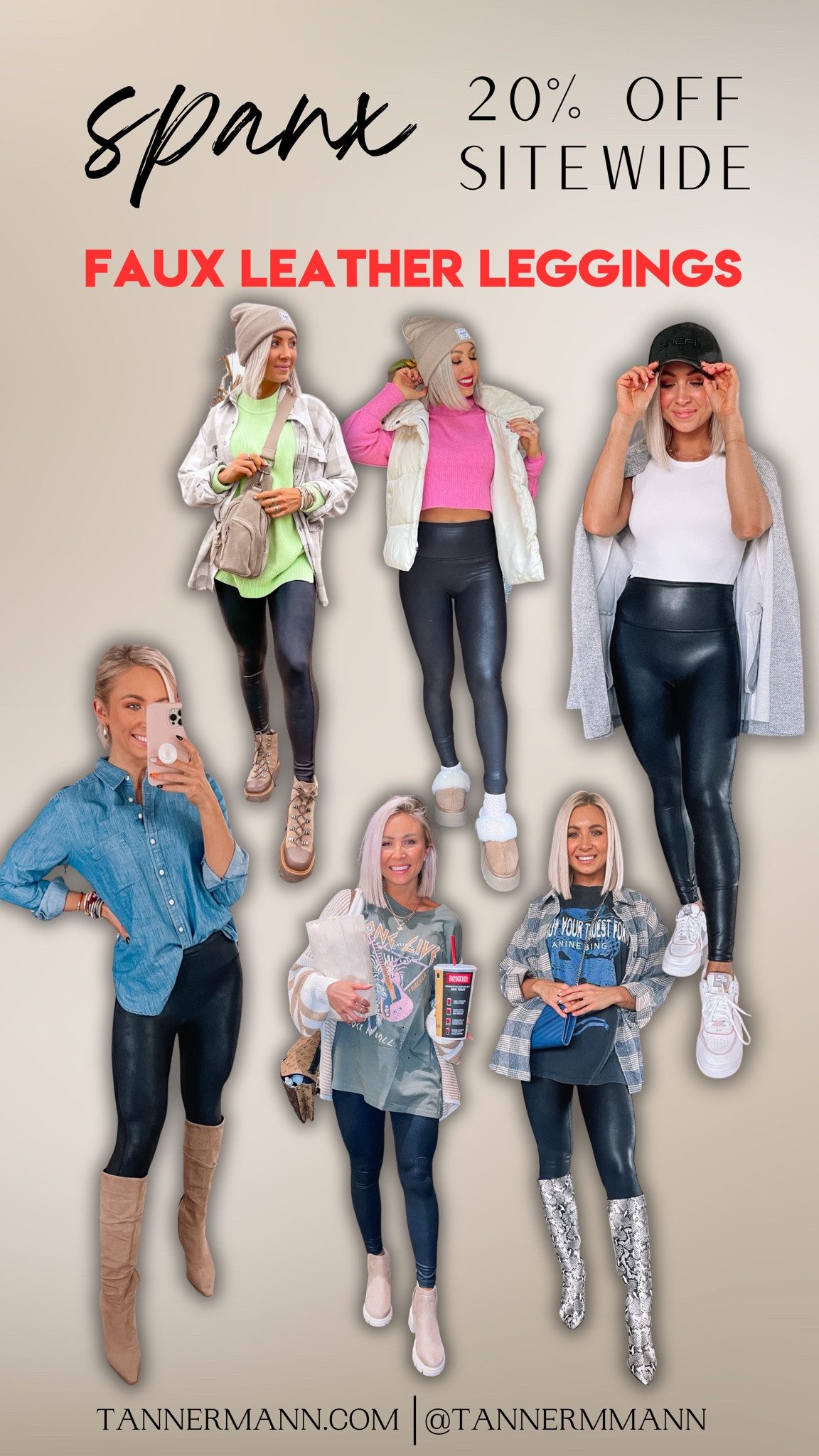 Spanx 20% Off Sitewide. How I Styled Spanx Faux Leather Leggings.

#LTKCyberWeek #LTKsalealert #LTKstyletip