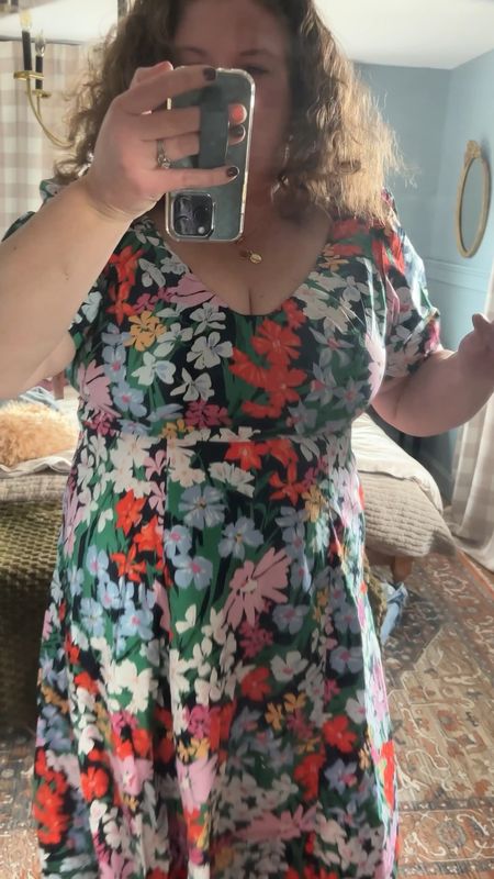 The first of my spring fashion finds for plus size and mid size women is here! These floral midi dresses are perfect for Easter, showers, parties and vacation! All fashion from Old Navy. Jewelry from Madewell

#springfashion 

#LTKover40 #LTKplussize #LTKfindsunder50