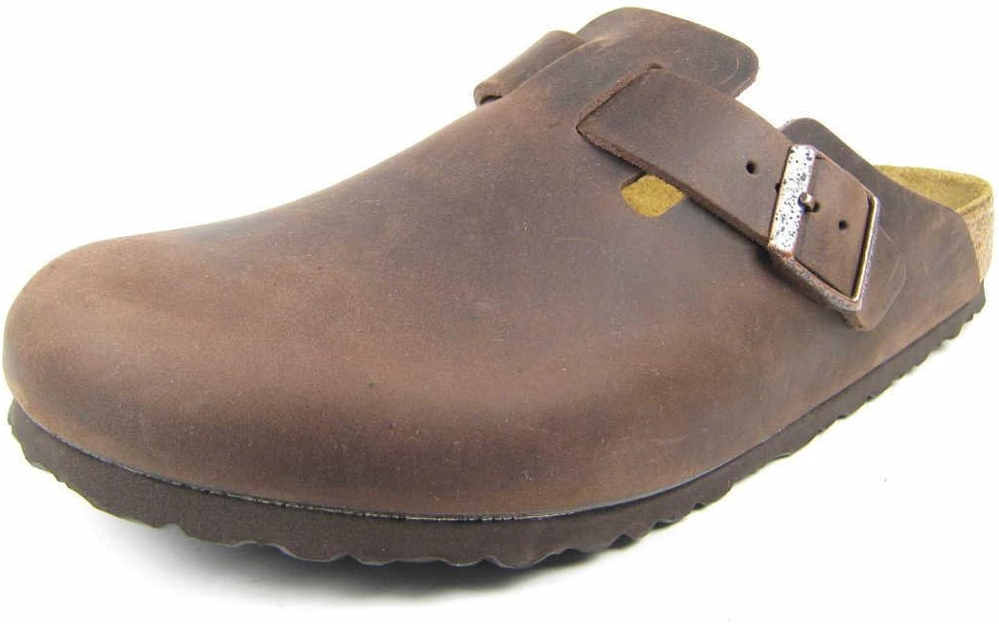 Birkenstock Classic Women's Boston Soft Clogs - Narrow | Amazon (US)