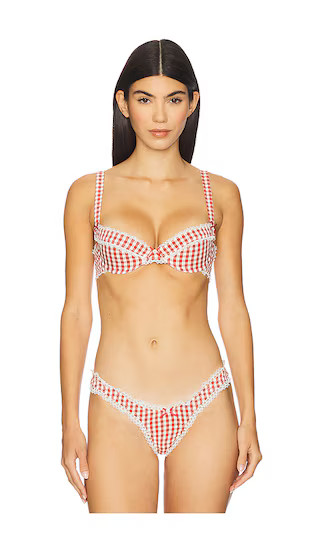 Scotch Bonnet Underwire Bra in Red | Revolve Clothing (Global)