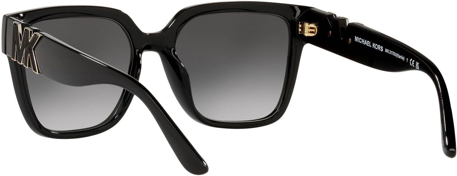 Michael Kors MK2170U Karlie Black/Dark Grey Gradient One Size | Amazon (US)