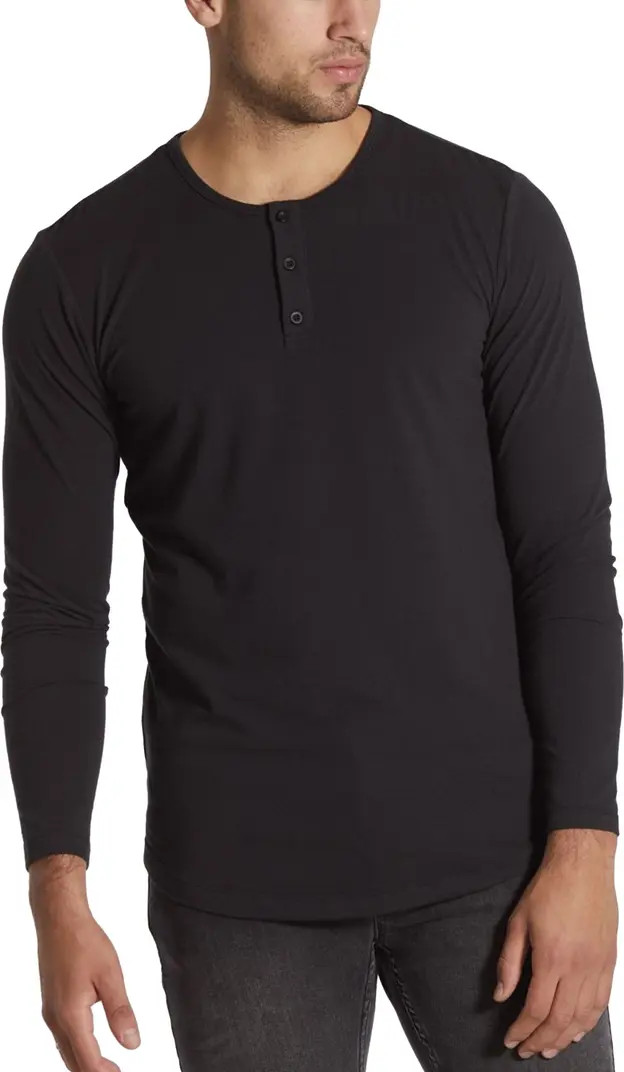 Trim Fit Long Sleeve Henley | Nordstrom