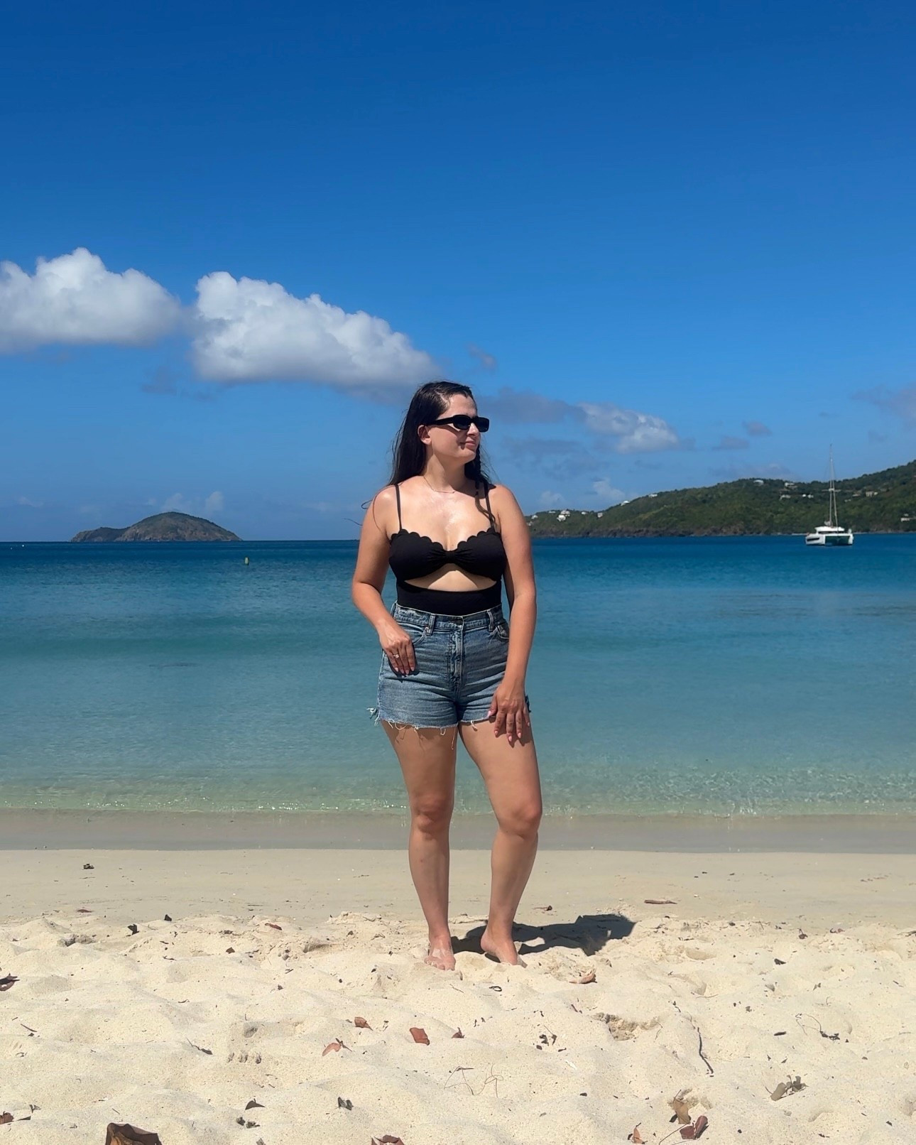 Doing a beach day on your cruise but still want to look cute while exploring? Pair a cutout one piece swimsuit with denim shorts! Don’t forget your sunglasses 

#LTKSwim #LTKFindsUnder100 #LTKTravel