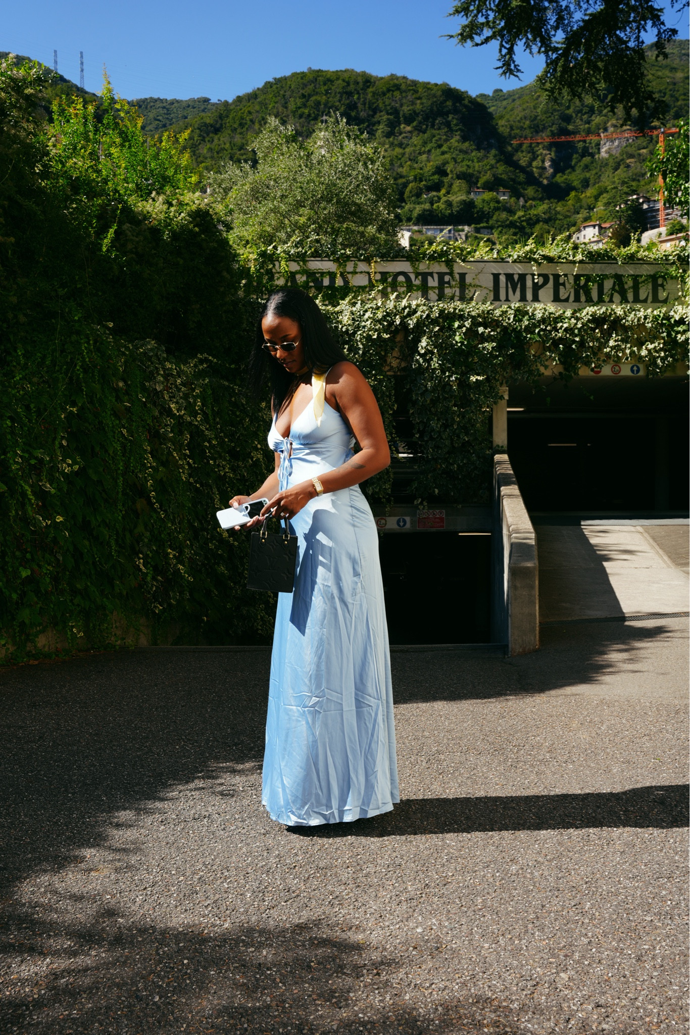 long silk dress in Italy ✨ feeling like a local or whatevaaaa hehe 🩵🇮🇹 

seriously though I got so many dresses from Peppermayo for this trip & didn’t regret a single one of them!! 

#LTKTravel #LTKParties #LTKSeasonal