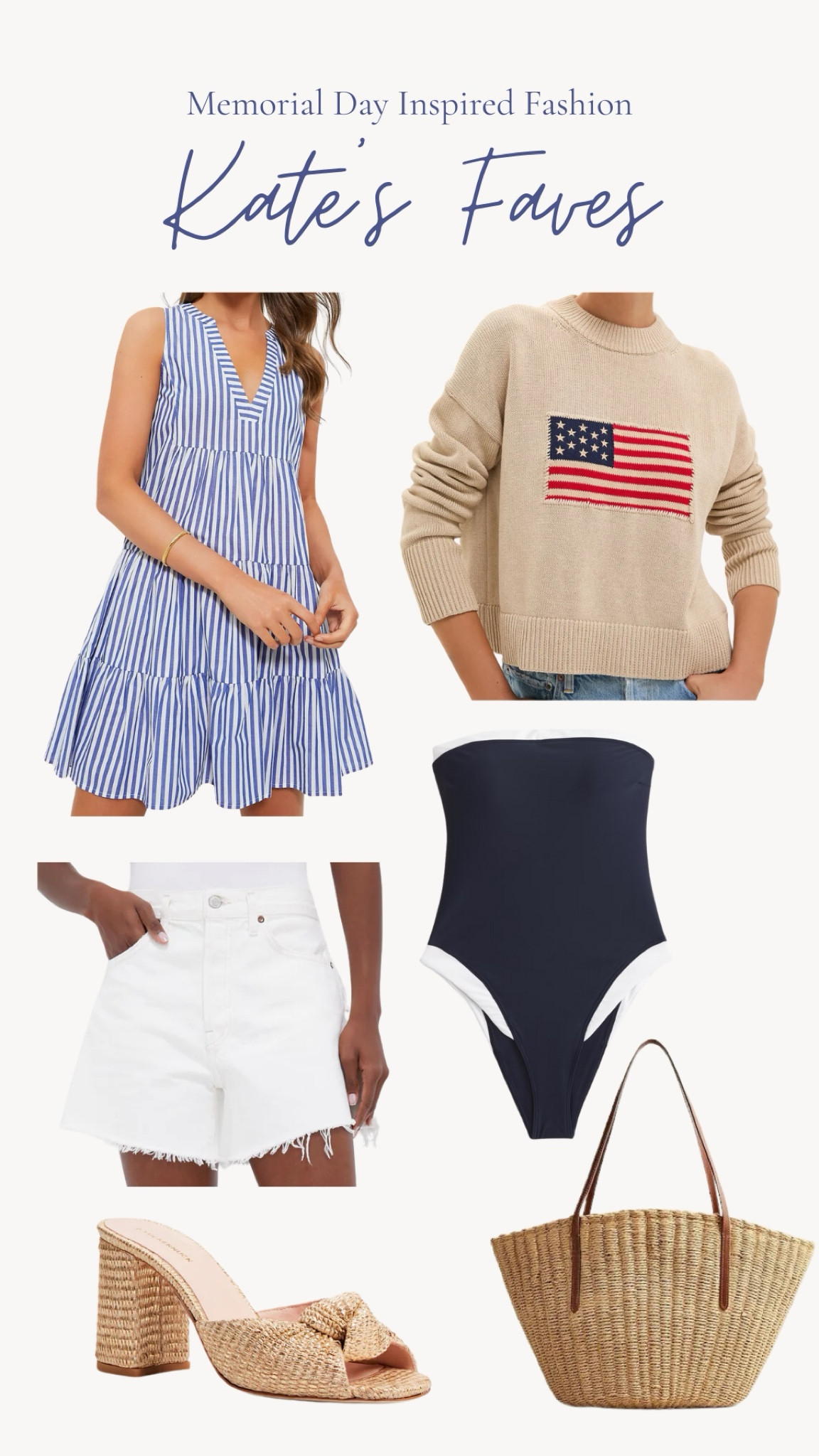 Happy Memorial Day Weekend! Celebrate in style with Kate’s favorite red, white, and blue picks of the season. From laid-back lounging to breezy poolside moments to something a little more elevated. Theres a little something for every occasion this long weekend! 


#LTKSeasonal #LTKSummerEdit #LTKSwim