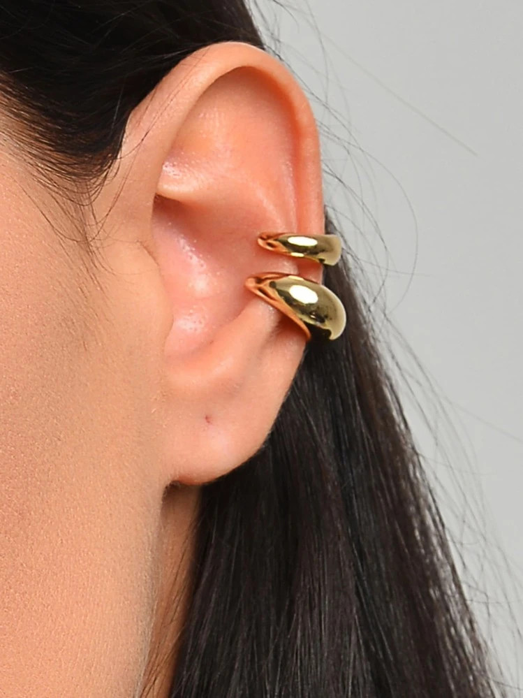 Cuff de oreja metálico | SHEIN