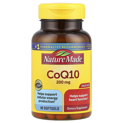 Nature Made, CoQ10, 200 mg, 80 Softgels | iHerb