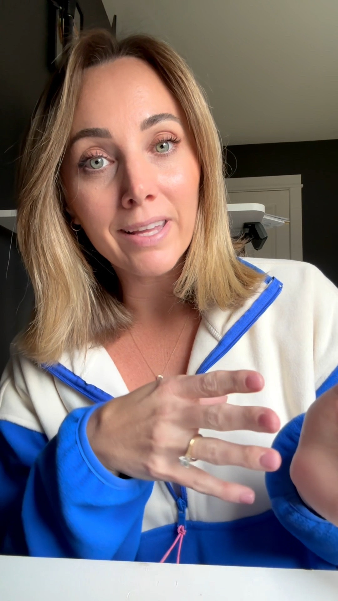 I have the blue and green in Medium  