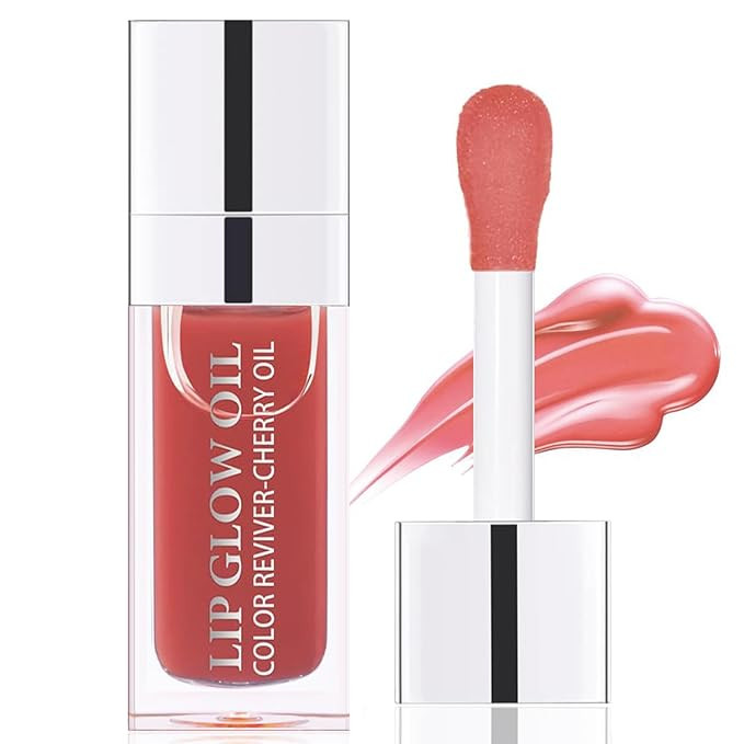 Hydrating Lip Glow Oil, Lip Plumper Gloss, Moisturizing Lip Oil, No-Sticky Transparent Plumping L... | Amazon (US)