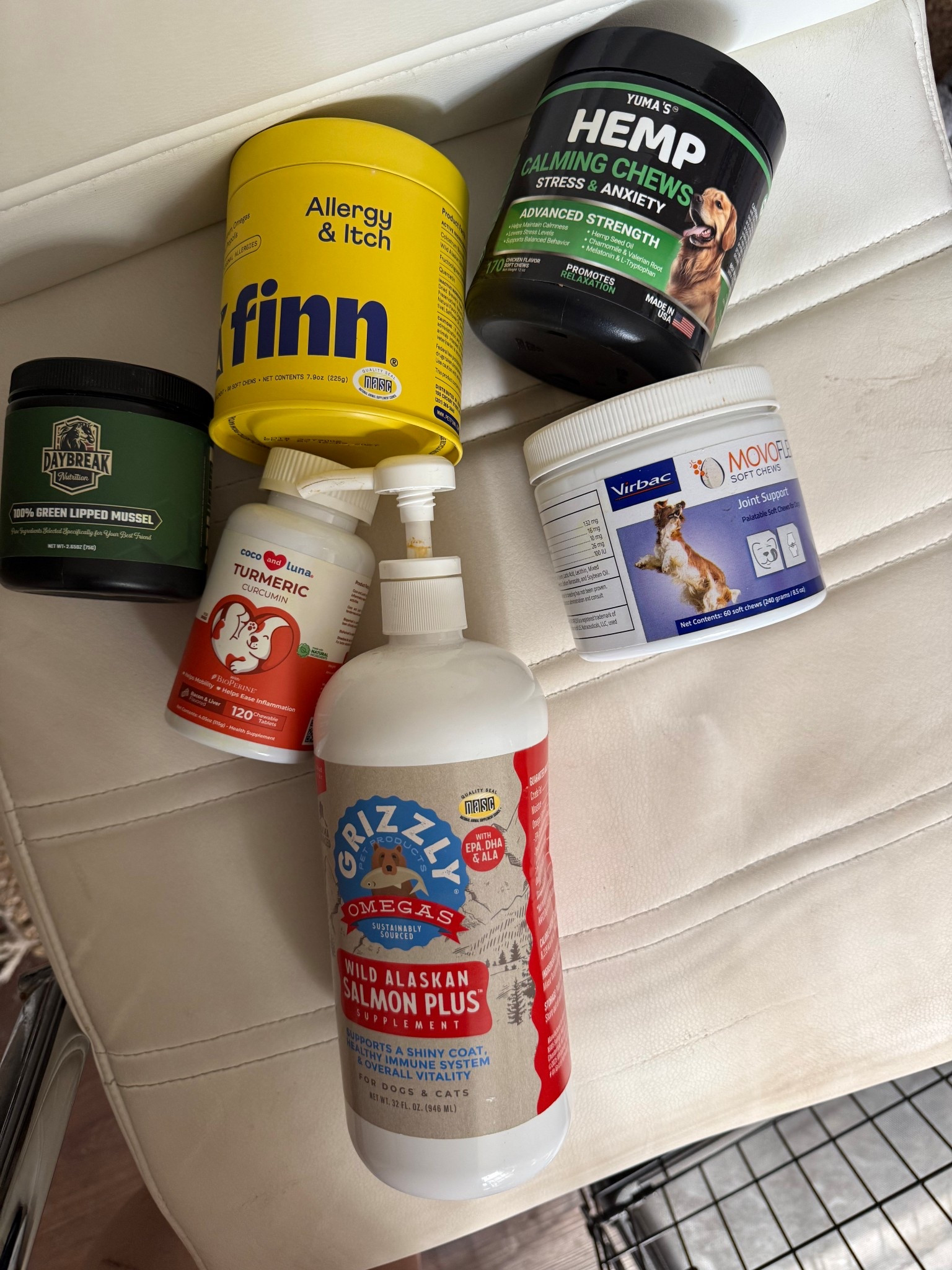 My dog takes more supplements than I do (as she should queen) 