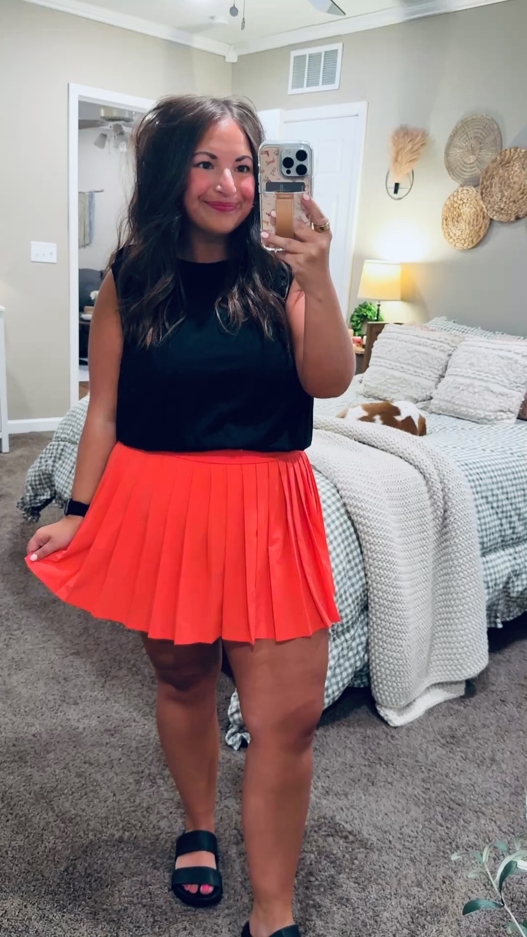 The kind of piece you’ll reach for all spring and summer ☀️ This pleated skort keeps things sporty but still so cute, and it pairs with literally everything.

sandals: sold out, but linking similar options below!
skort: fits true to size // wearing a large
bubble tank: fits WAY oversized // wearing a large 

 #LTKootd #LTKMidsize #LTKWorkwear
