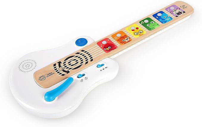 Baby Einstein Strum Along Songs Magic Touch Wooden Musical Light Up Toy Guitar with Whammy Bar, A... | Amazon (US)