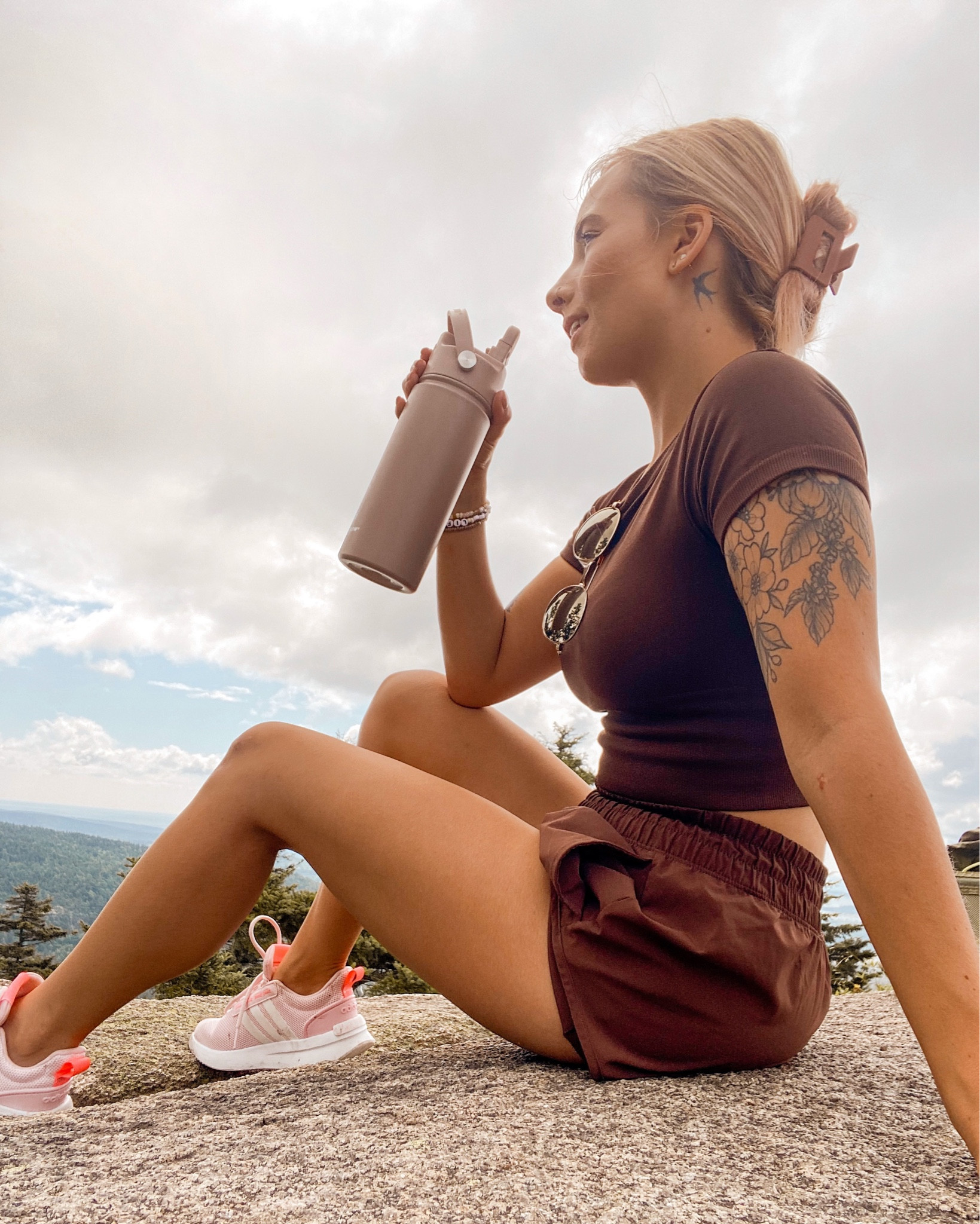 hiking outfit, athletic shorts, workout wear, neutral hiking outfit

#LTKtravel #LTKstyletip #LTKunder50