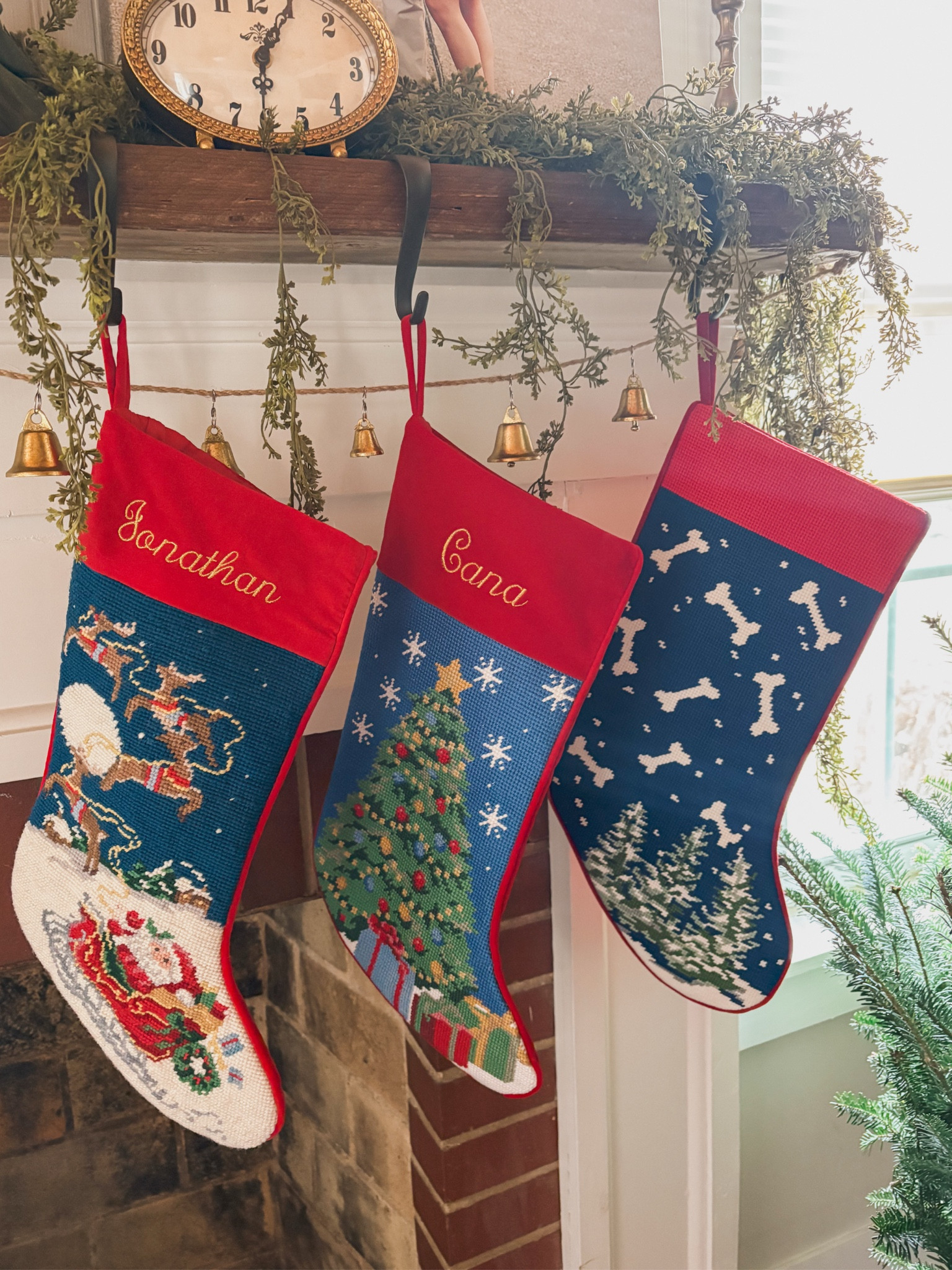 The most perfect traditional needlepoint stockings out there!🎄🎁

#LTKCyberWeek #LTKSeasonal #LTKHoliday