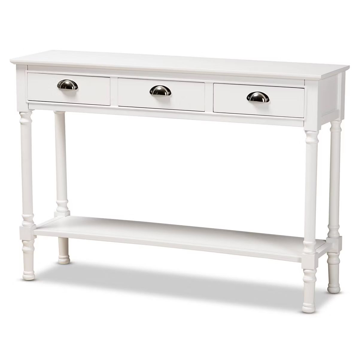 Garvey Wood 3 Drawer Entryway Console Table - Baxton Studio | Target