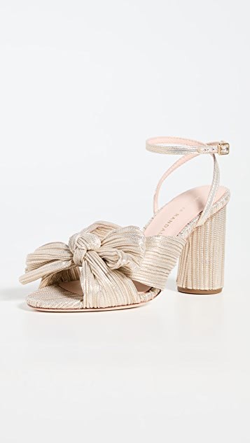 Camellia Knot Mules with Ankle Strap | Shopbop