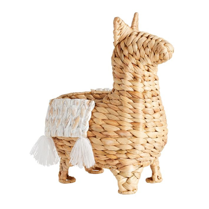 Woven Novelty Llama Catchall | Pottery Barn Teen