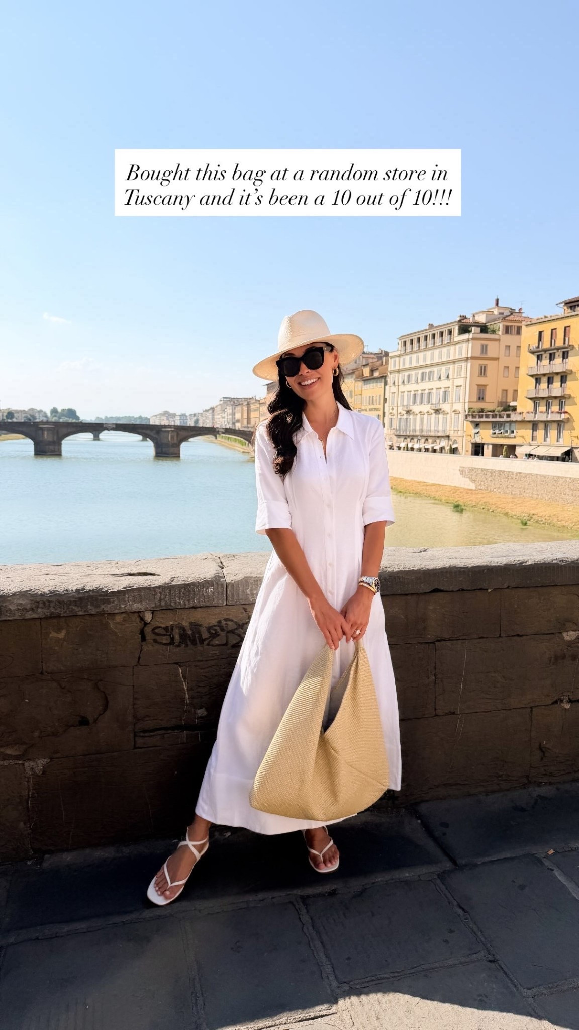 Bought this bag at a random store in Tuscany and it’s been a 10 out of 10!!!