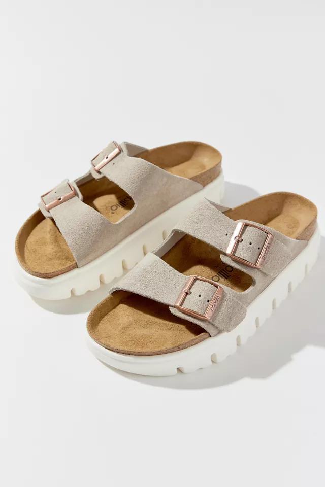Birkenstock Arizona Suede Chunky Sandal | Urban Outfitters (US and RoW)