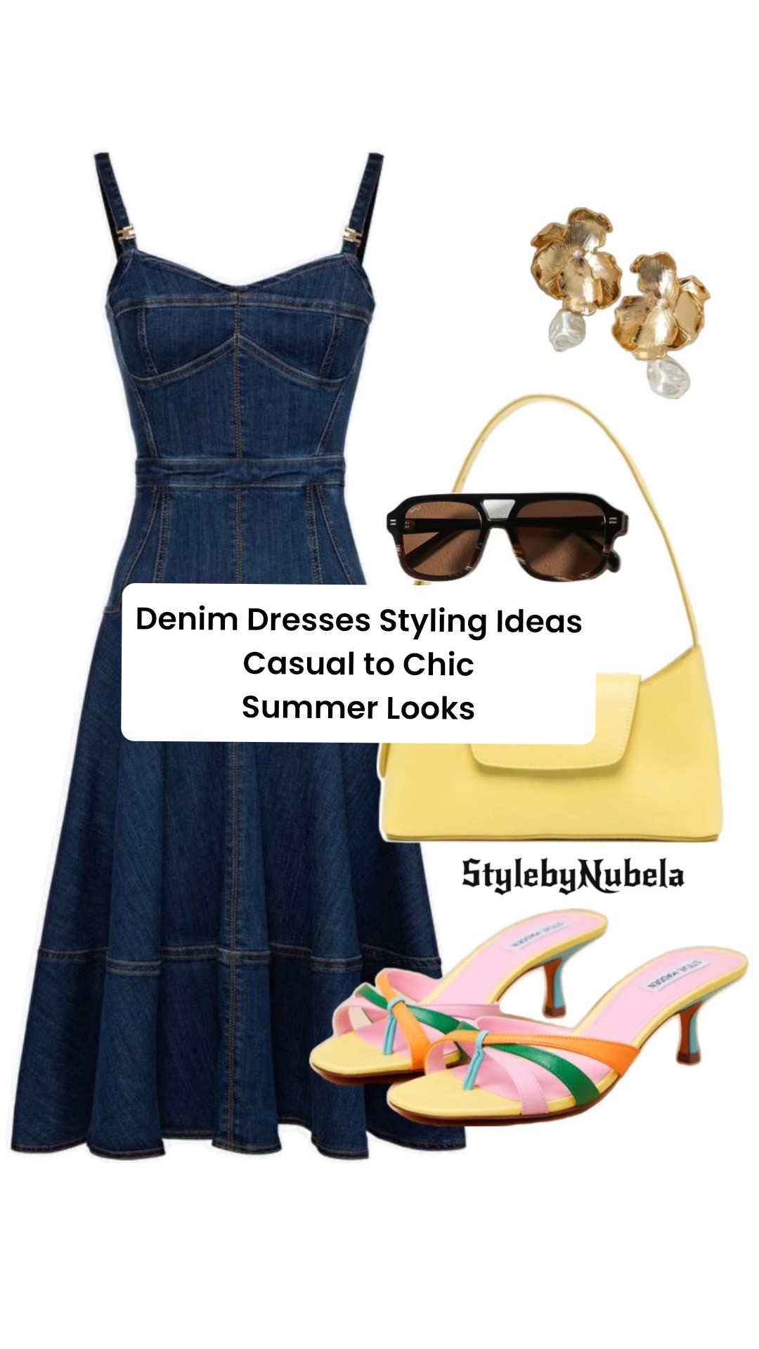 Midi Denim Dresses, sandals, Shoulder bags and sunglasses for an effortless look. #OOTD #Denim #LTKFinds #WhattoWear #LTKMidSize #LTKFinds

#LTKPlusSize #LTKOver40 #LTKSeasonal #LTKPetite #LTKSummerEdit #LTKStyleTip #LTKSaleAlert