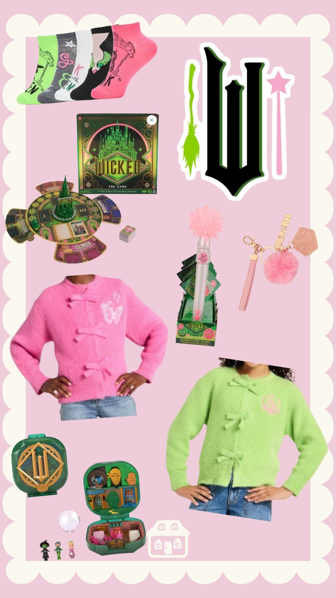 Wicked For Good - Ahhh Can't get enough of all of the Wicked toys, sweaters, and fun swag. Polly Pockets??? Don't mind if I do! 

 #LTKmomlife #LTKKids
