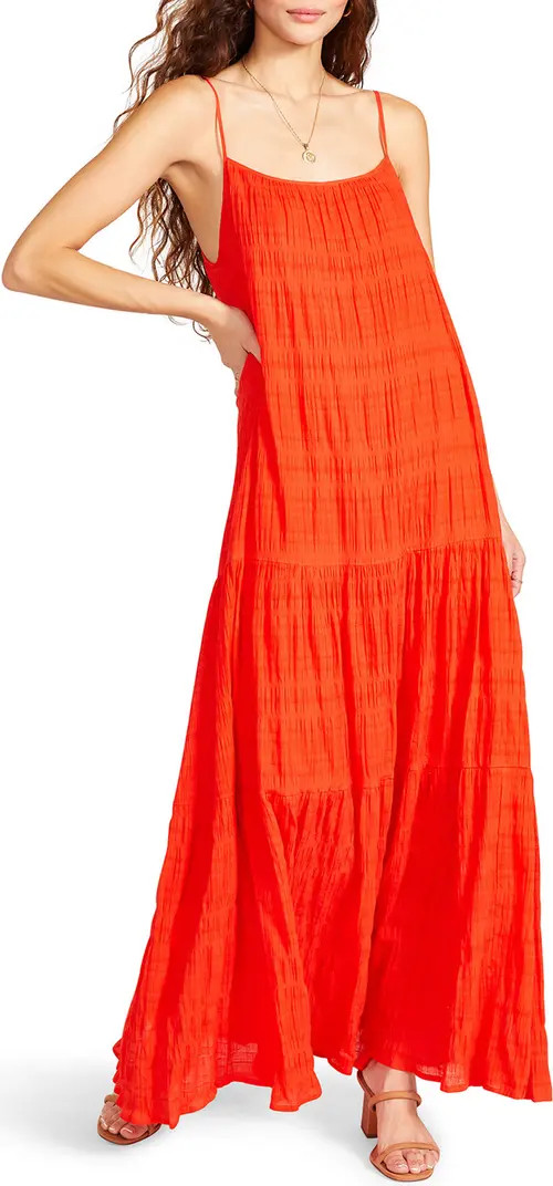 BB Dakota by Steve Madden Tiered Voile Maxi Dress | Nordstrom | Nordstrom