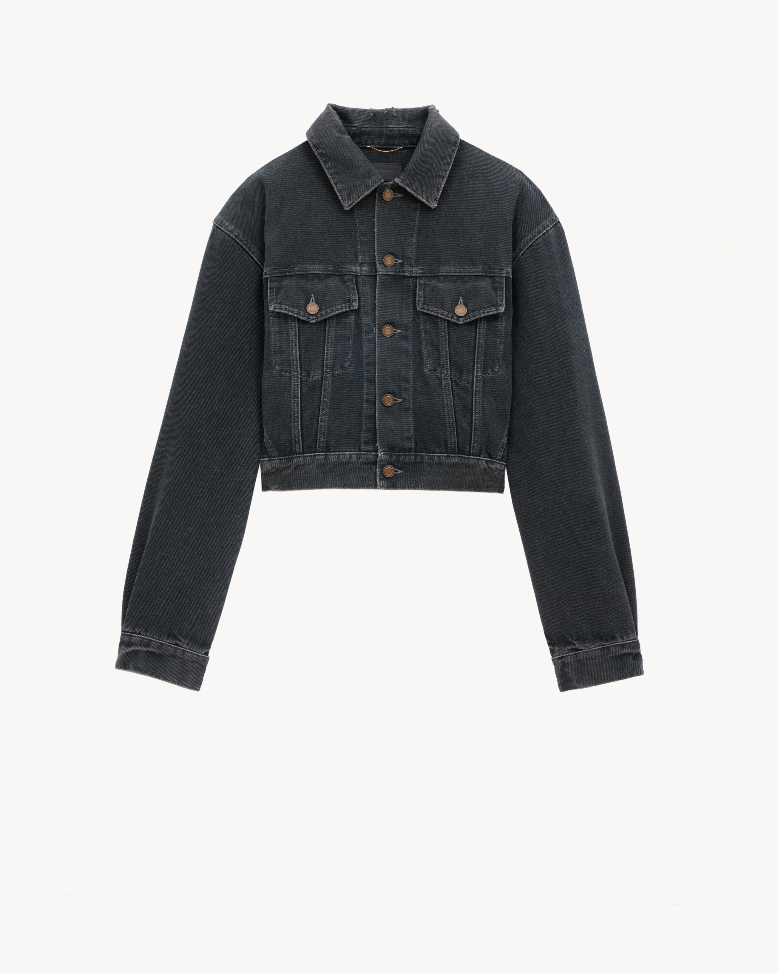 80'S Jacket In Dark Blue Black Denim Black 12 | Saint Laurent Inc. (Global)