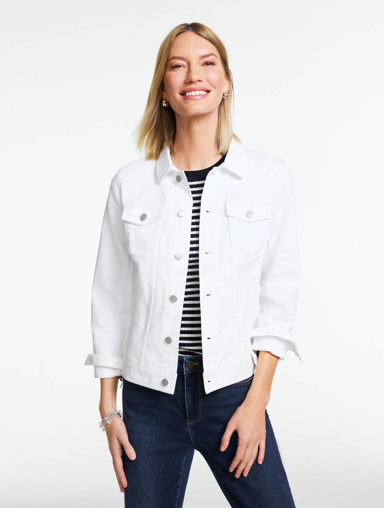 Classic Jean Jacket - Solids | Talbots