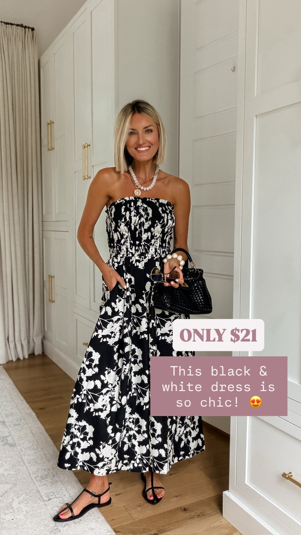 Love this black & white dress from Target! It’s currently on sale for only $21 for July 4th week! Wearing S!

Loverly Grey, Target, summer dress, Target sale, July 4th sale, maxi dress

#LTKSeasonal #LTKSaleAlert