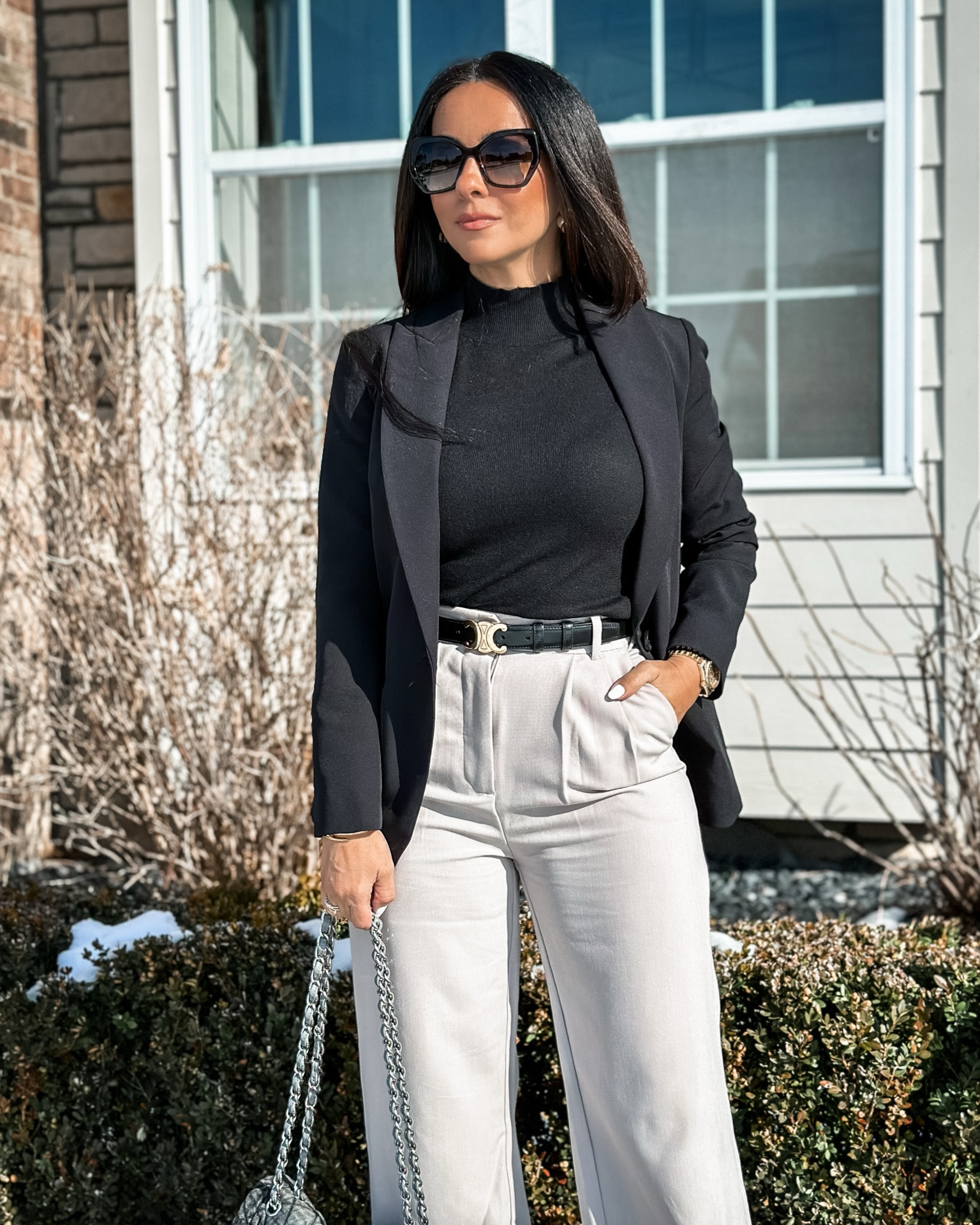 Blazer + trouser outfit | style inspo | style ideas | office outfit | church outift | Sunday outfit 

Trouser size: 0 regular length 

#LTKstyletip