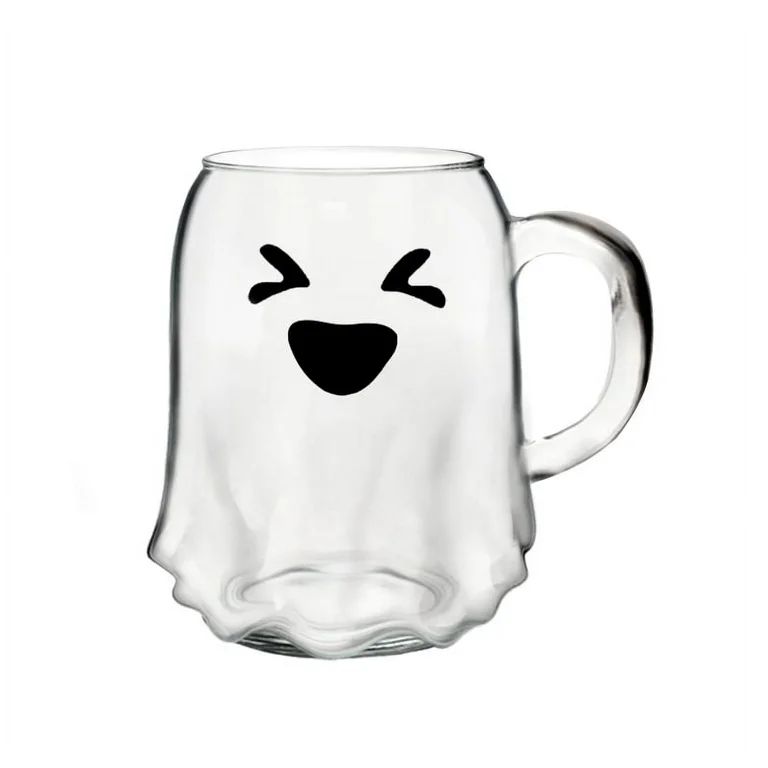 Way to Celebrate 18.5oz Clear Squint Ghost Glass Mug, 1pk | Walmart (US)