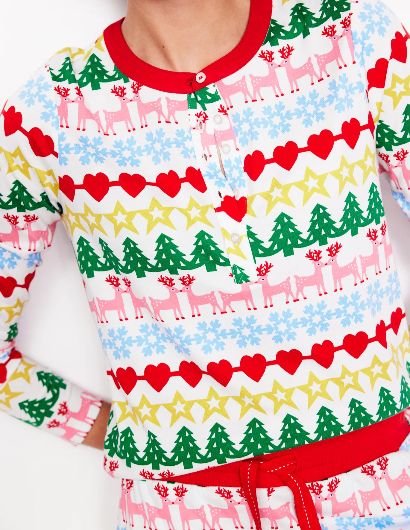 Jersey Pajama Long Sleeve Top | Boden (US)