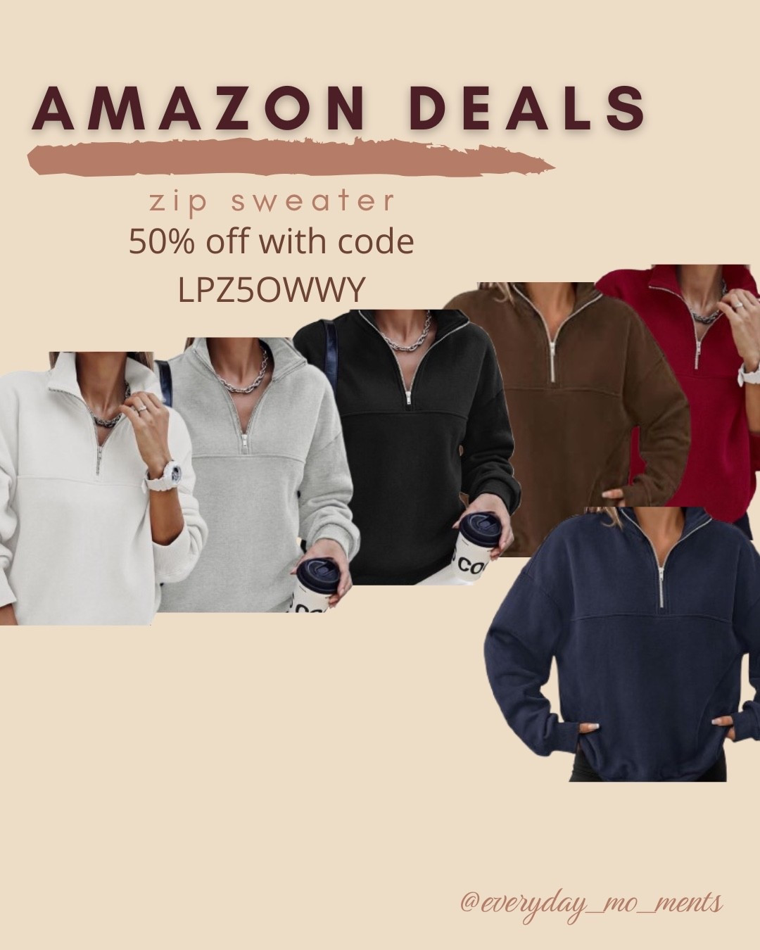 $15 ends 8/19

Amazon fashion
Amazon deals
Zip sweater
Comfy outfit

#LTKSaleAlert