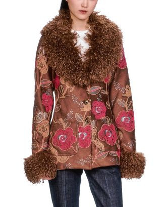 Poiret Faux Fur Trim Jacket | Bloomingdale's (US)