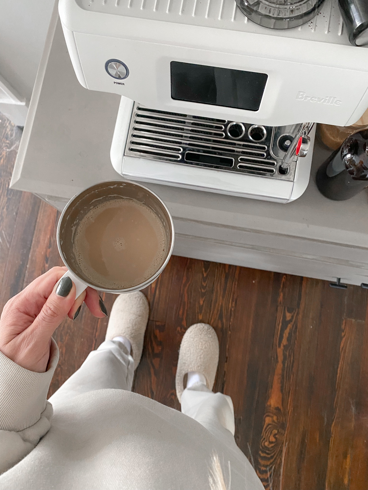 Lattes at home with our Breville — best price I’ve seen & it truly does save so much money in the long run if you love espresso / lattes!

#LTKHoliday #LTKGiftGuide #LTKCyberWeek