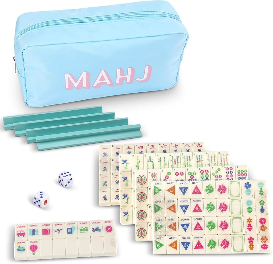 Soulchen Mini American Mahjong Tile Set for Travel, Travel | Amazon (US)