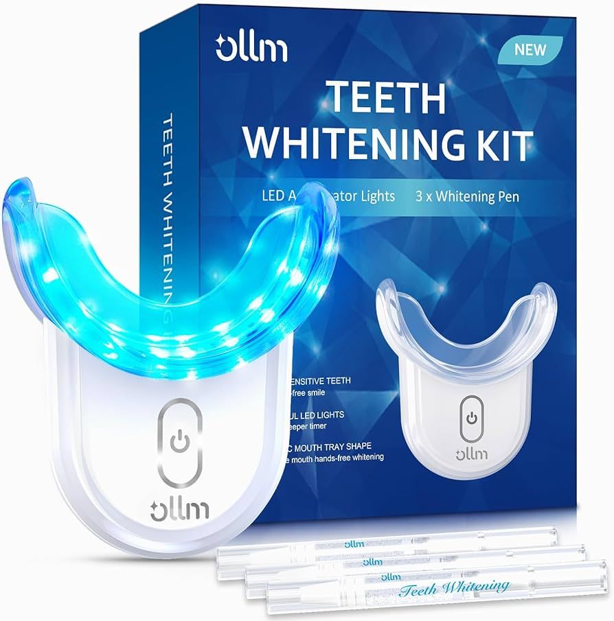 Teeth Whitening Kit Gel Pen Strips - Hydrogen Carbamide Peroxide for Sensitive Teeth, Gum,Braces ... | Amazon (US)