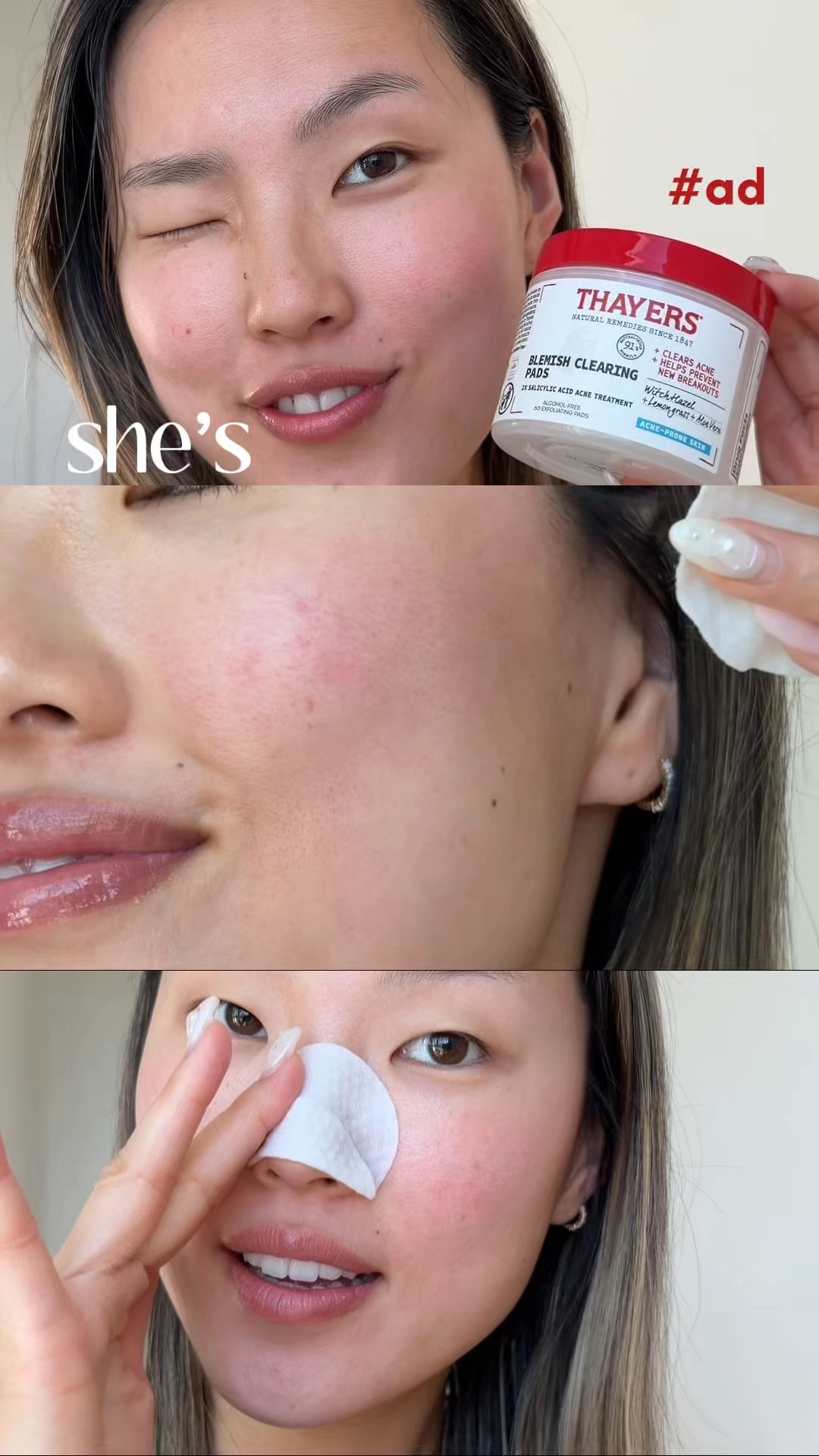 #ad Thayers toner pads coming to the rescue for all my skincare concerns of breakouts, pores, and exfoliating! You can find them at your local Target. :) 
@Thayers @Target 

#ThayersPartner #Target #TargetStyle #TargetPartner 
